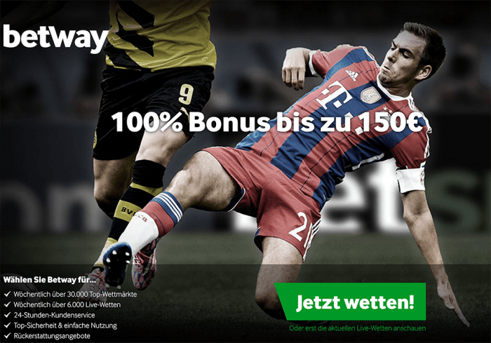 betway wettbonus