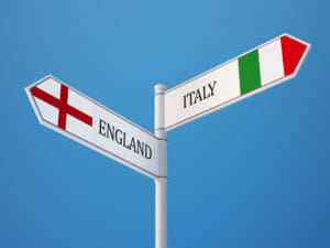 Englnd Italy