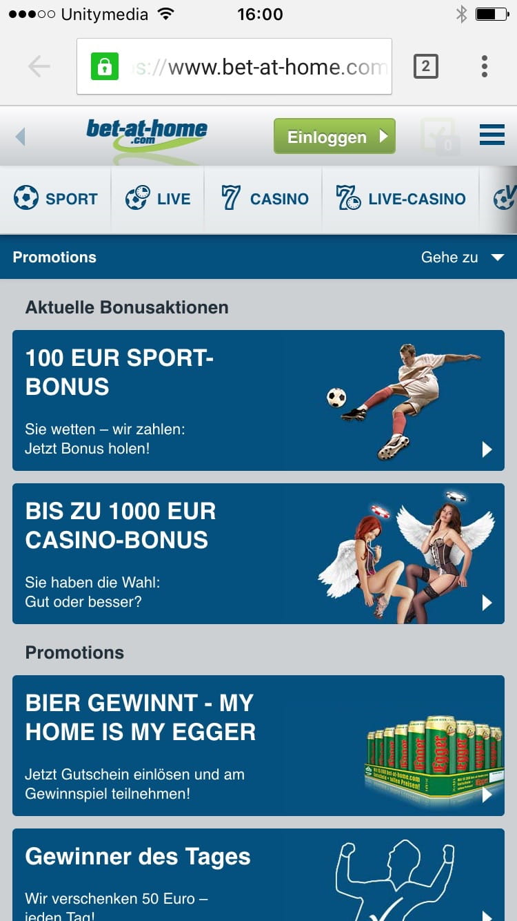 Bet At Home Sportwetten App