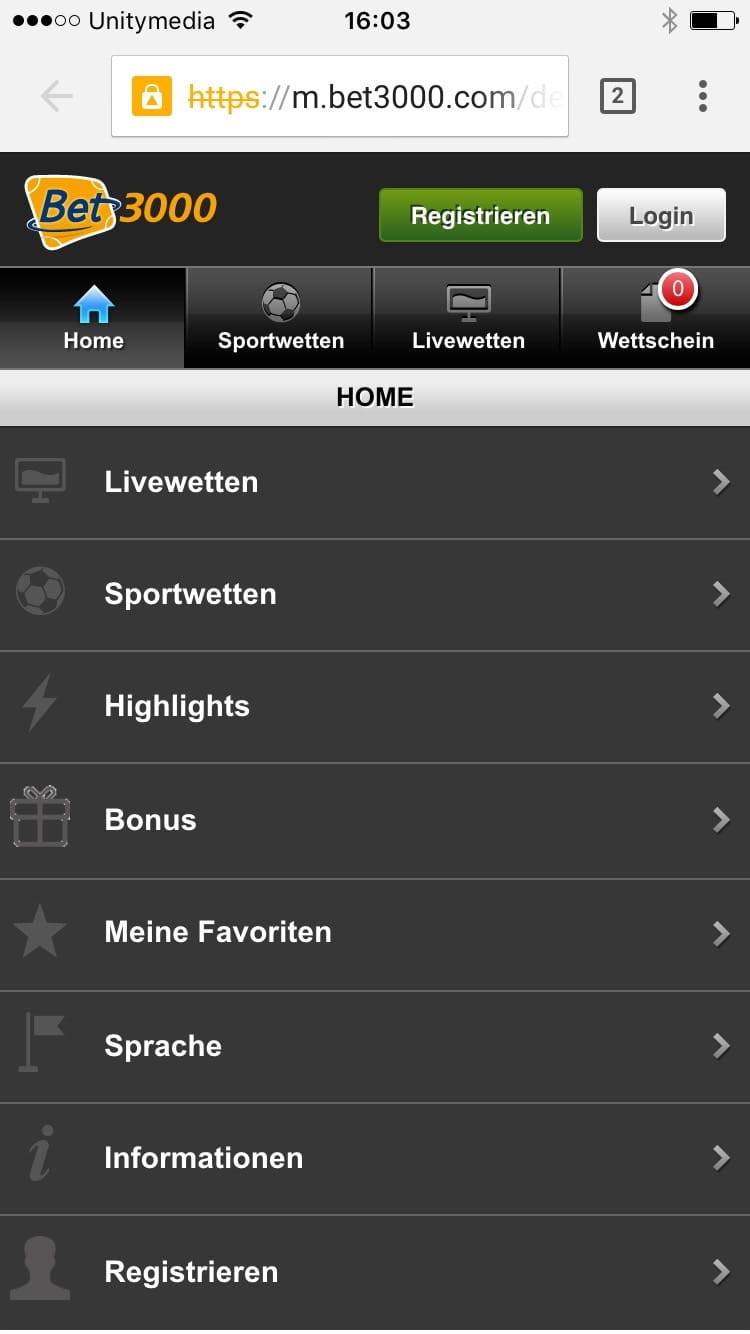Bet3000 Sportwetten Bet3000 Sportwetten