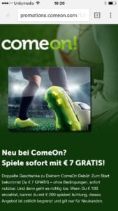 comeon.com app