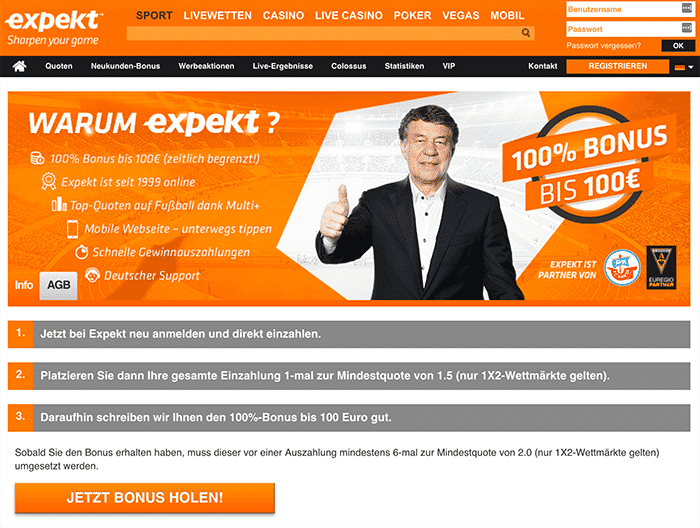 Expekt Sportwetten Expekt Sportwetten