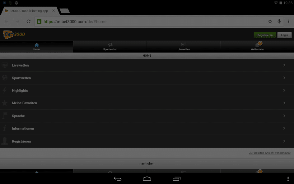Bet3000 Desktop Bet3000 Desktop