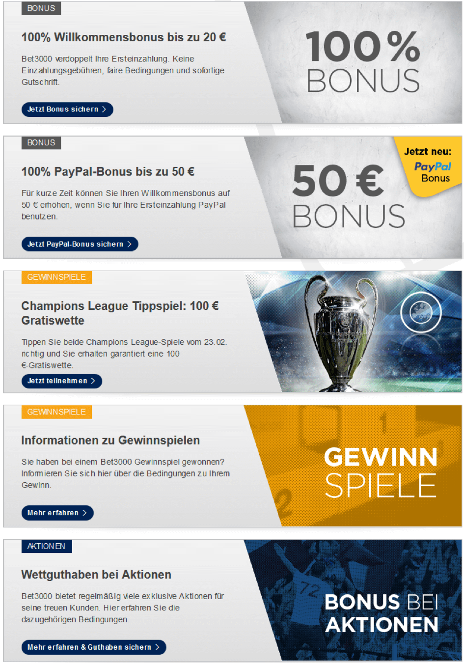 Bet3000 Bonus Wettbuero.de