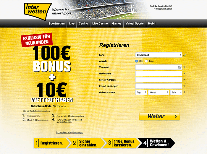Interwetten Bonus Ohne Einzahlung Interwetten Bonus Ohne Einzahlung