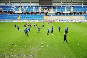 Molde FK beim Training