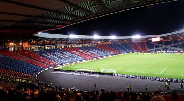 Hampden Park von innen