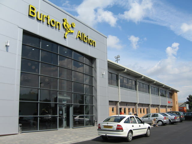 Pirelli Stadium in Burton-upon-Trent, Staffordshire